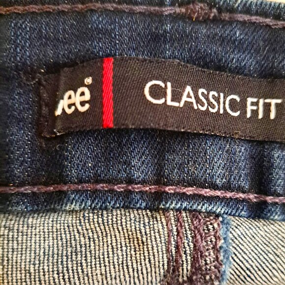 Women's Lee Classic Fit Straight Leg Blue Jeans 18W Petite (Waist 40) - Picture 4 of 5